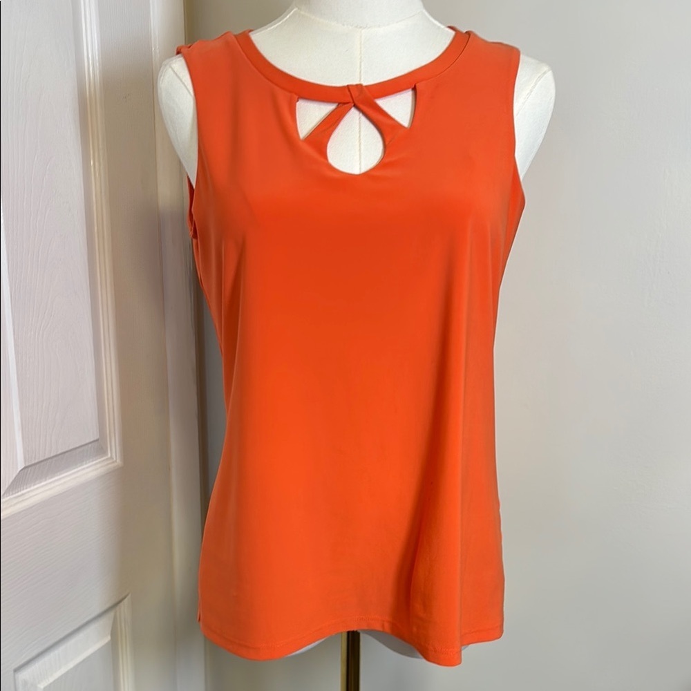 Orange Sleeveless Top - Small